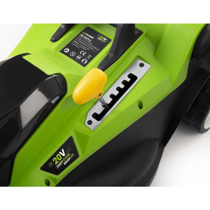 Fieldmann - Cortacésped sin cable 2x20V