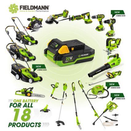 Fieldmann - Desbrozadora sin cable 20V