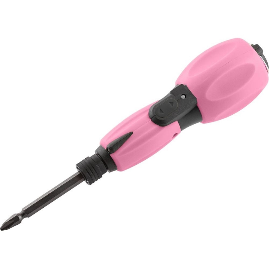 Fieldmann - Destornillador inalámbrico 3,6V 800 mAh rosa