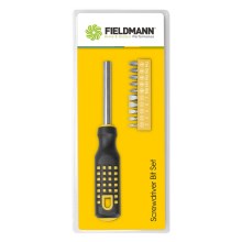 Fieldmann - Destornillador + puntas 11 piezas