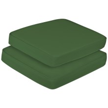Fieldmann - Juego de almohadas para balcón verde