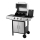 Fieldmann - Parrilla de gas 4x quemador cromo mate/negro