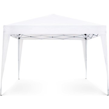 Fieldmann - Pérgola de jardín 3x3 m blanco