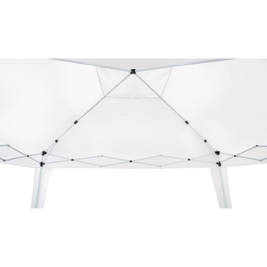 Fieldmann - Pérgola de jardín 3x3 m blanco