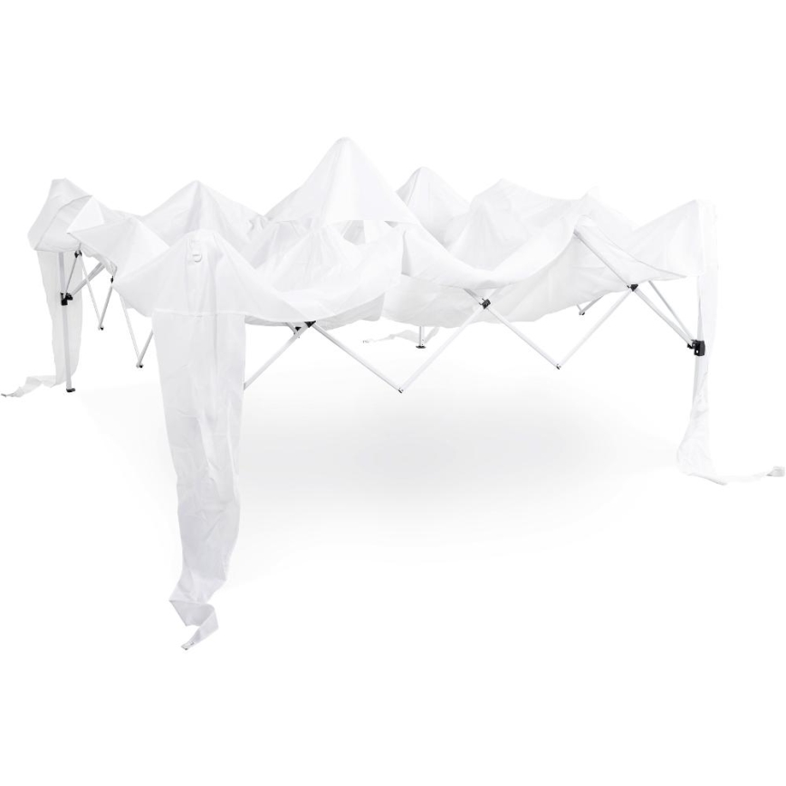Fieldmann - Pérgola de jardín 3x3 m blanco