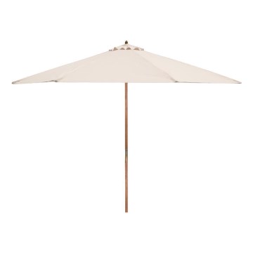 Fieldmann - Sombrilla diá. 3 m color crema/acacia