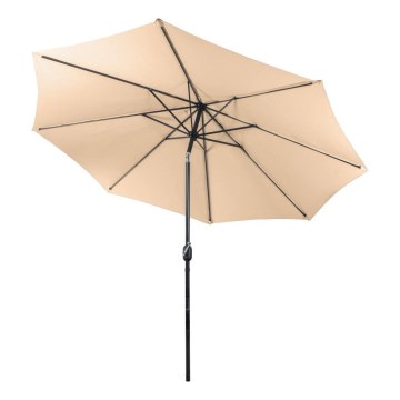 Fieldmann - Sombrilla diá. 3 m color crema