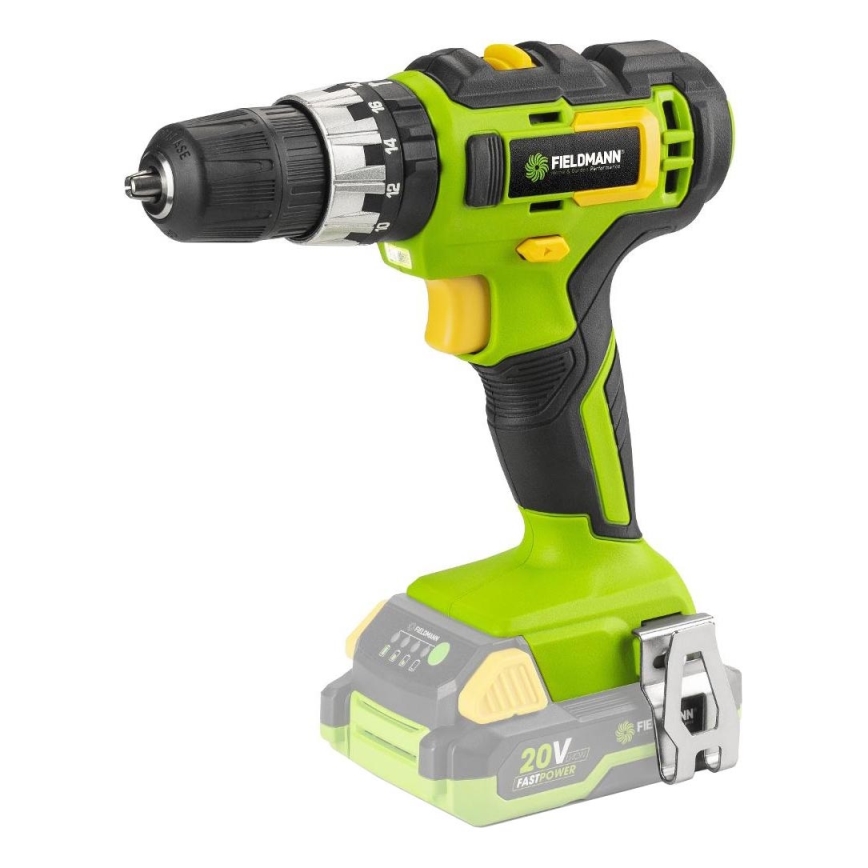 Fieldmann - Taladro percutor inalámbrico 20V