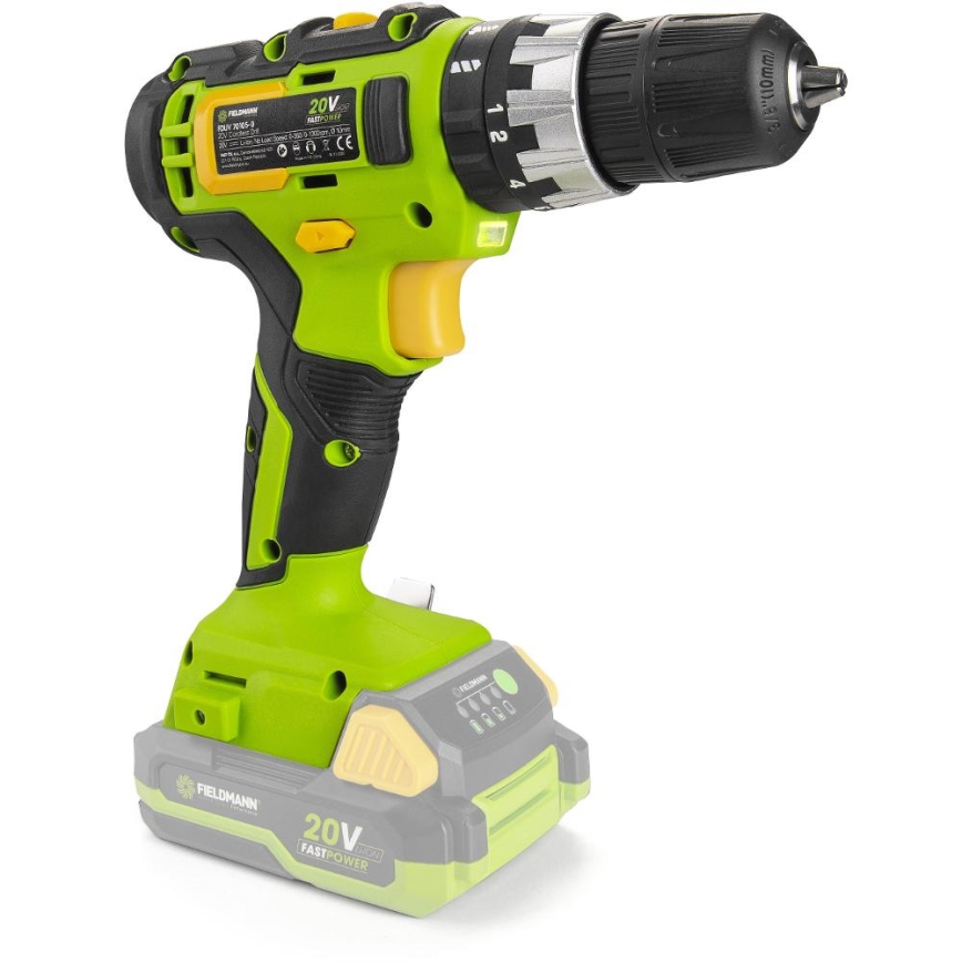 Fieldmann - Taladro percutor inalámbrico 20V