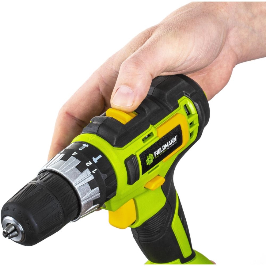 Fieldmann - Taladro percutor inalámbrico 20V