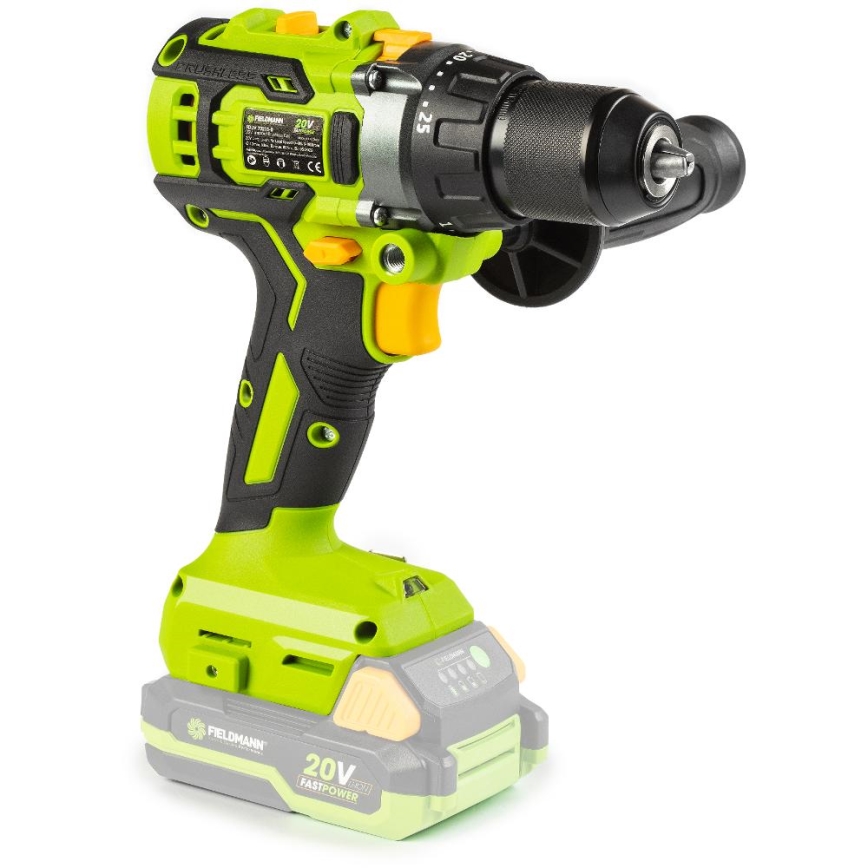 Fieldmann - Taladro percutor inalámbrico 20V
