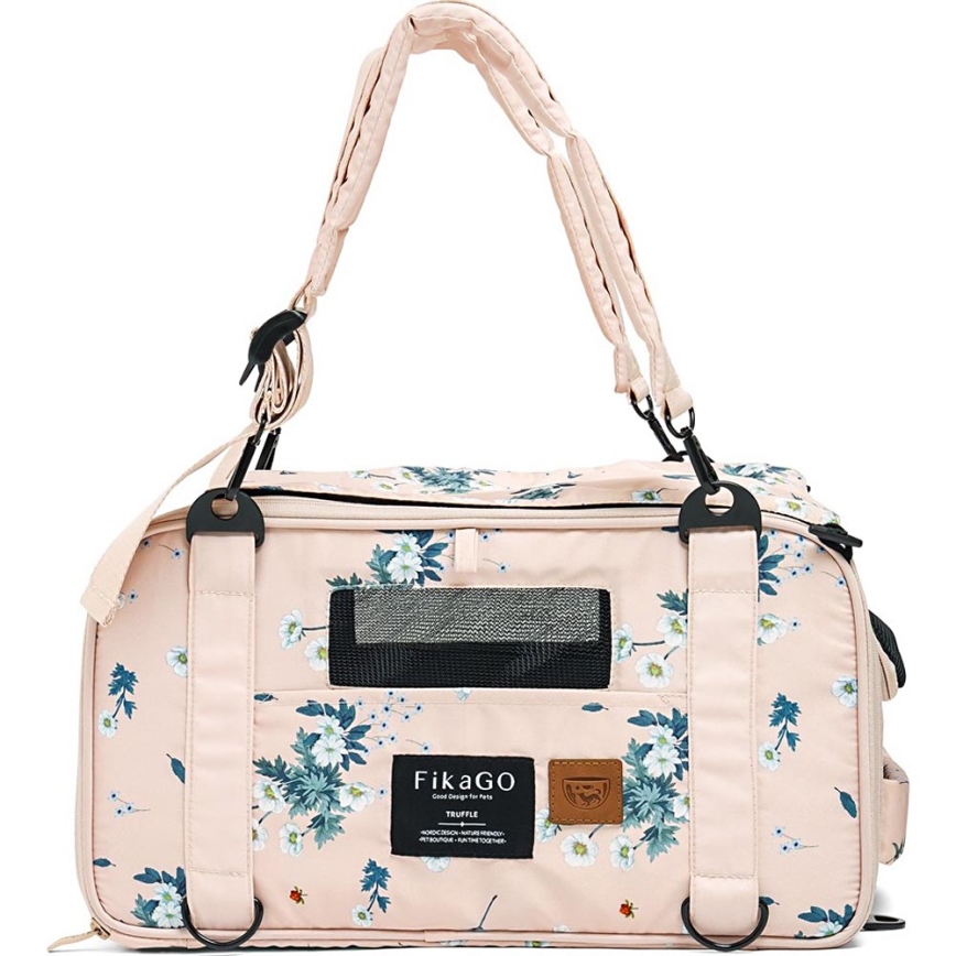 Fikago - Bolsa de transporte para perros y gatos TRUFFLE Artic Flor