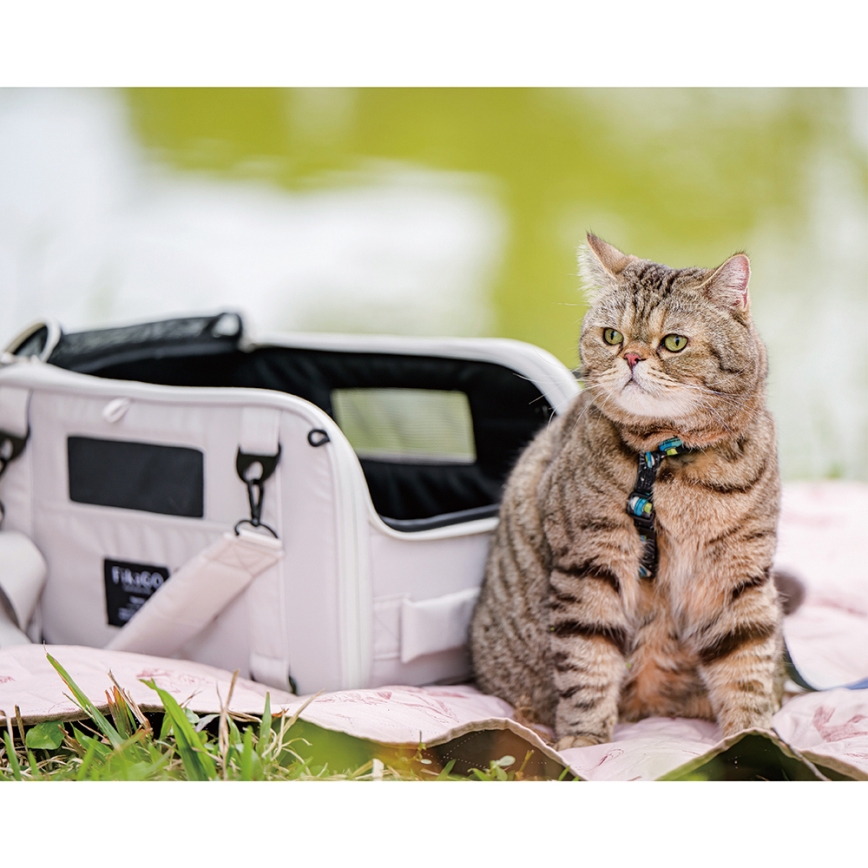 Fikago - Bolsa de transporte para perros y gatos TRUFFLE Artic Flor