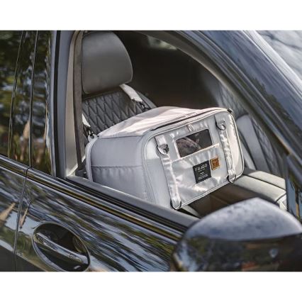 Fikago - Bolsa de transporte para perros y gatos TRUFFLE Grey