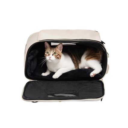 Fikago - Bolsa de transporte para perros y gatos TRUFFLE Grey