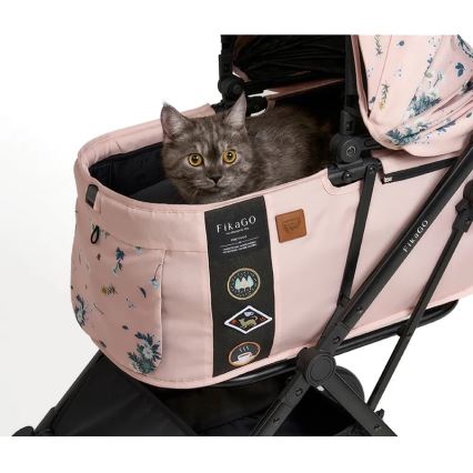 Fikago - Cochecito para perros y gatos FTG Artic Flor
