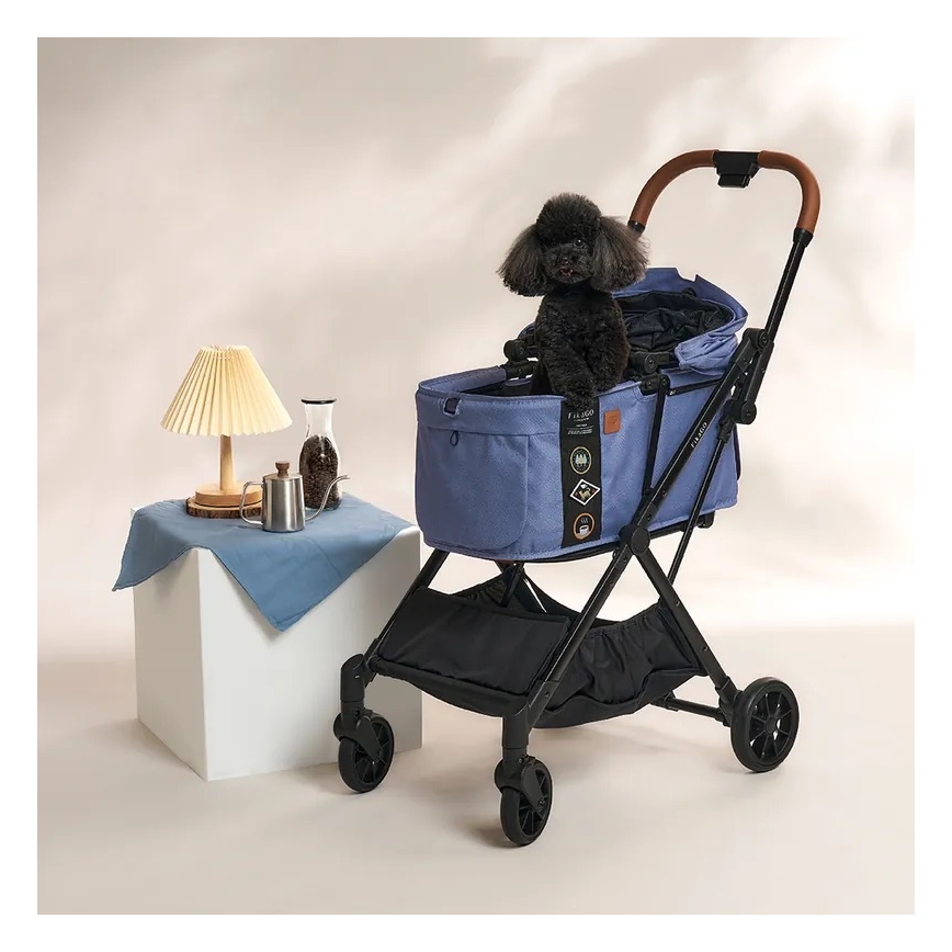 Fikago - Cochecito para perros y gatos FTG Blue Note