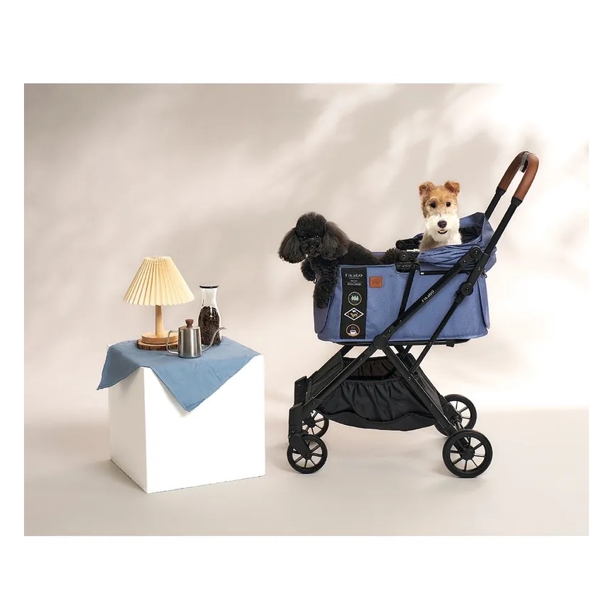 Fikago - Cochecito para perros y gatos FTG Blue Note