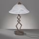 Fischer & Honsel 50122 - Lámpara de mesa BERGAMO 1xE27/40W/230V