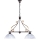 Fischer & Honsel 63582 - Lámpara araña con cadena LISA 2xE27/40W/230V
