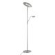 Fischer & Honsel - Lámpara de pie LED Regulable DENT 1xLED/30W/230V + 1xLED/6W 2700-4000K