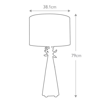 Flambeau - Lámpara de mesa NEO 1xE27/60W/230V