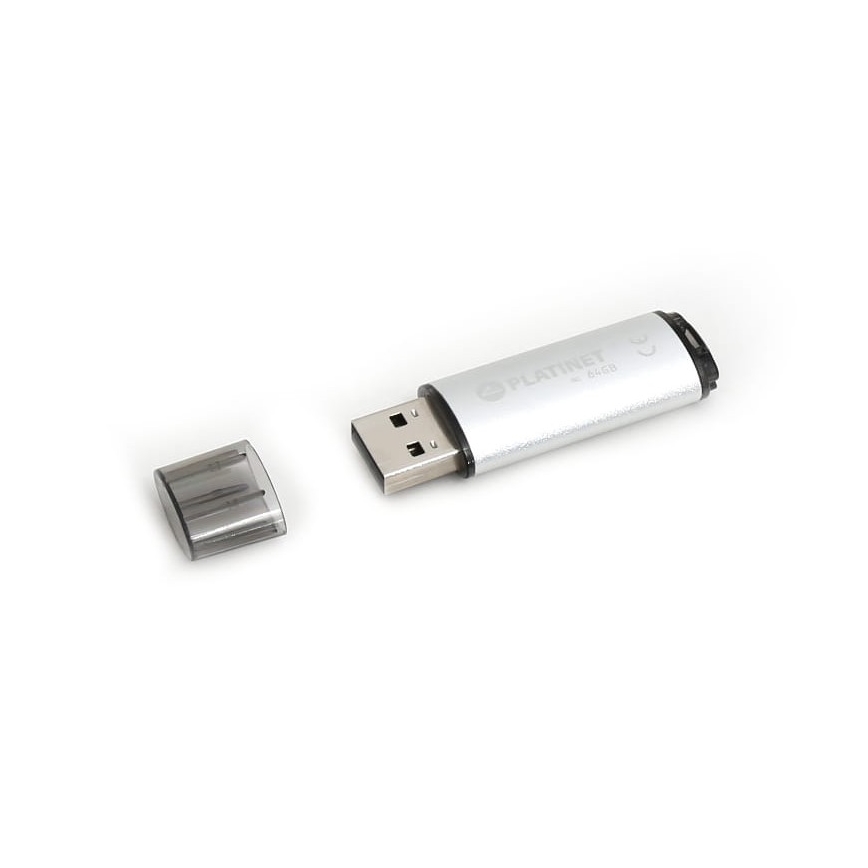 Flash Disk USB 64GB plateado