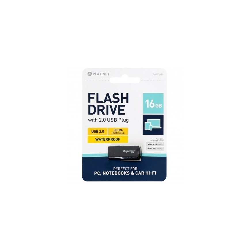 Flash Disk USB a prueba de agua 64GB Negro