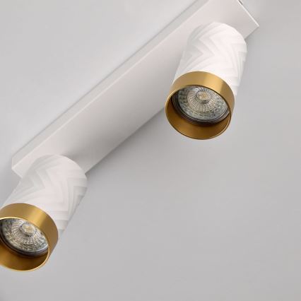 Foco ARRAS 2xGU10/10W/230V blanco
