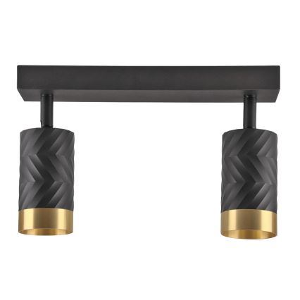 Foco ARRAS 2xGU10/10W/230V negro