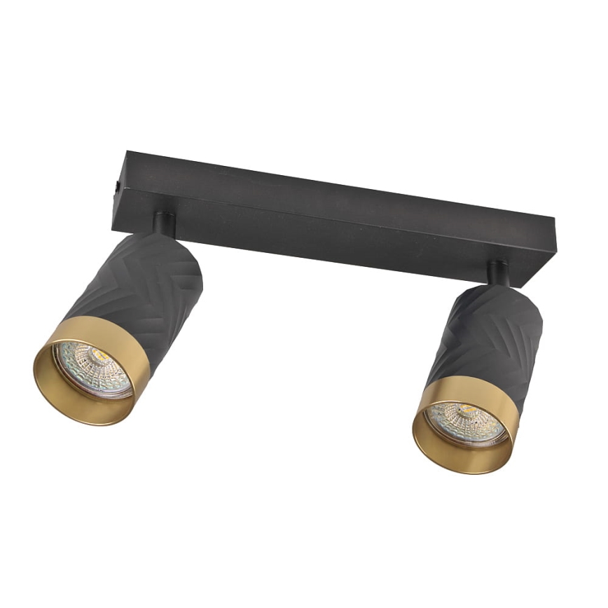 Foco ARRAS 2xGU10/10W/230V negro