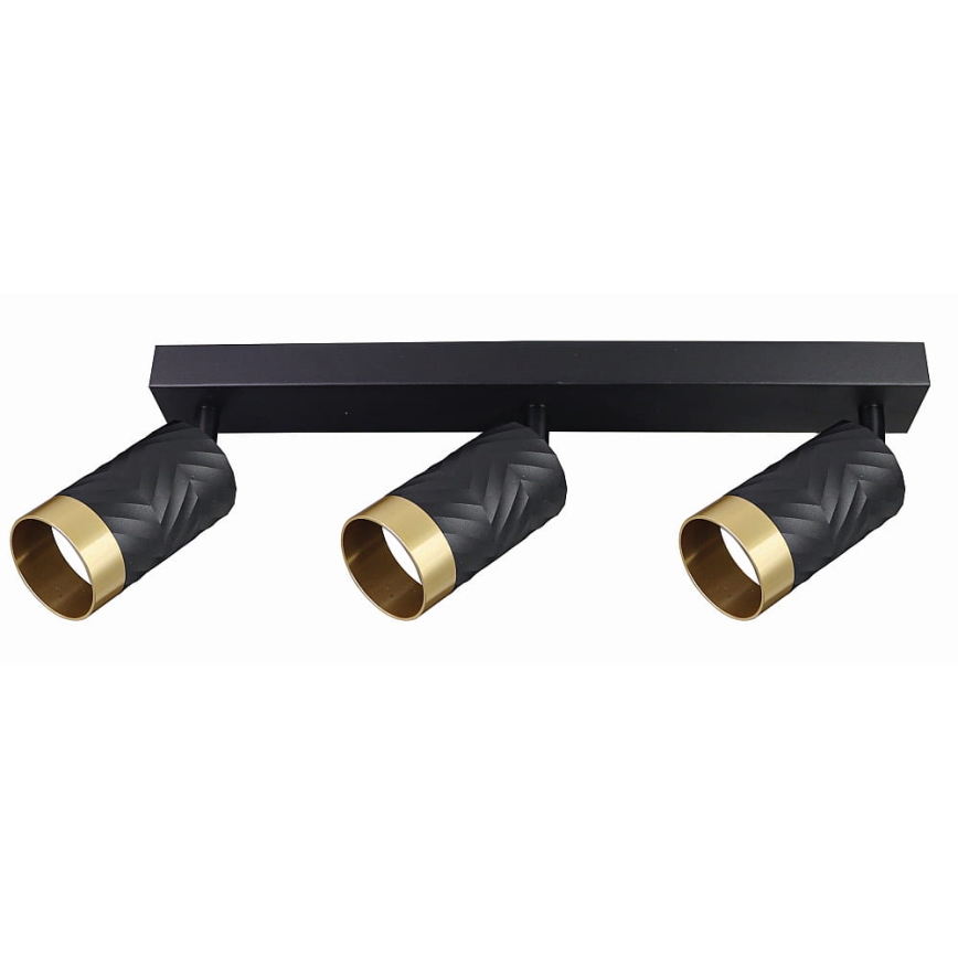 Foco ARRAS 3xGU10/10W/230V negro