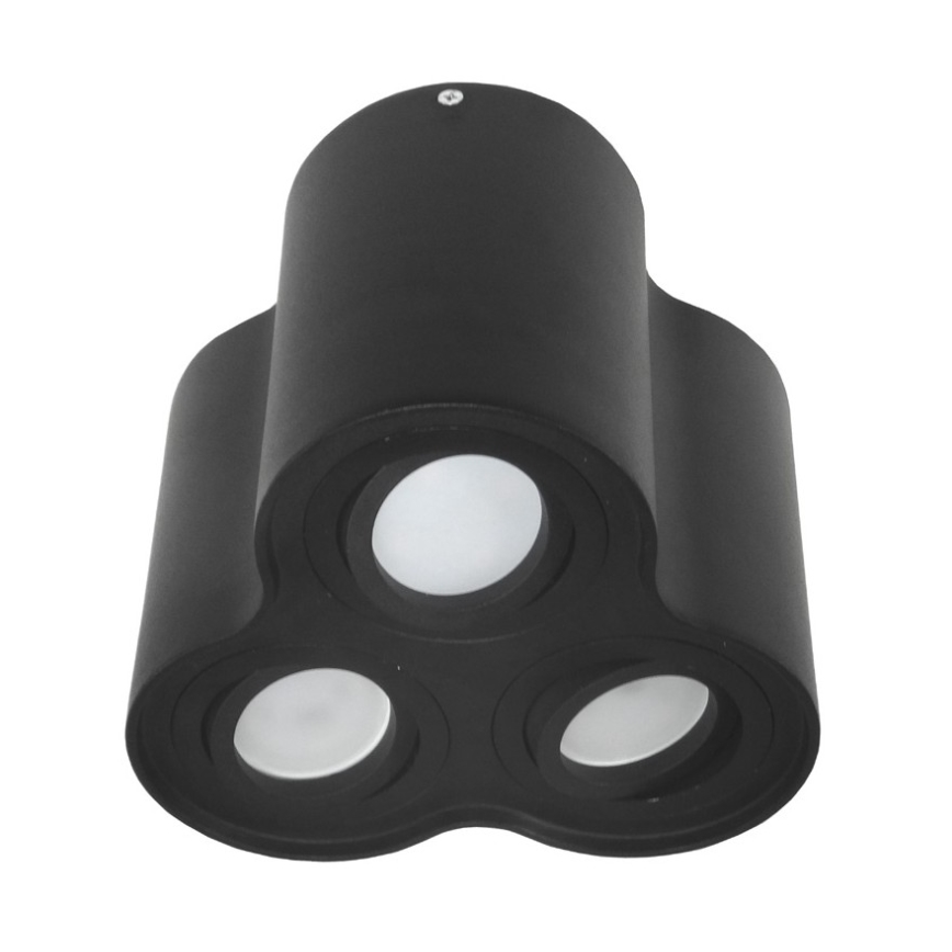 Foco BAROCO 3xGU10/30W/230V negro