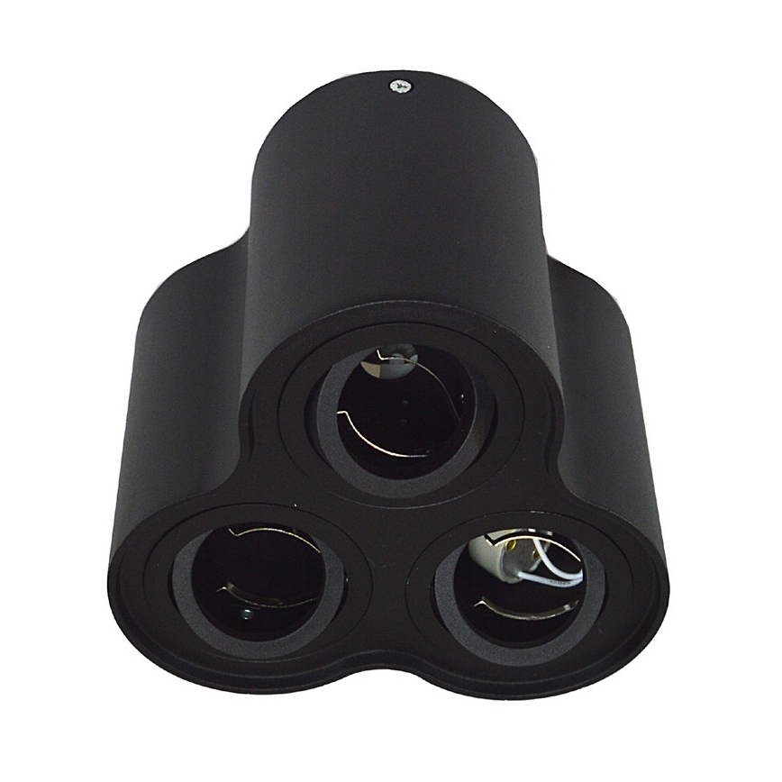 Foco BAROCO 3xGU10/30W/230V negro