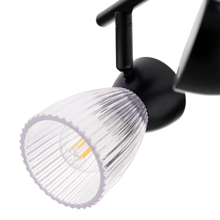Foco BEST 2xE14/40W/230V negro