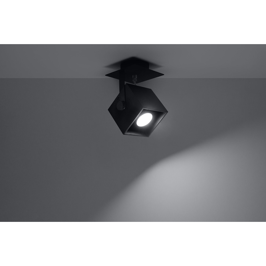 Foco CEDRA 1 1xGU10/40W/230V negro