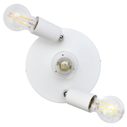 Foco CENTRO 3xE27/15W/230V blanco