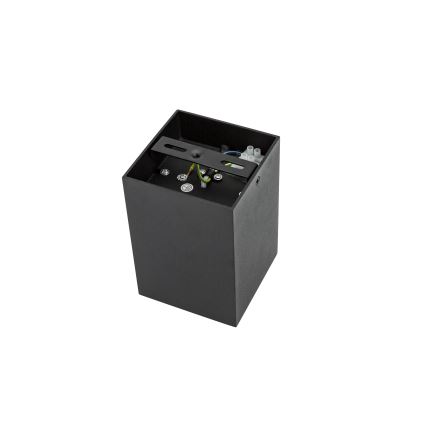 Foco CHLOE 1xGU10/50W/230V cuadrado negro