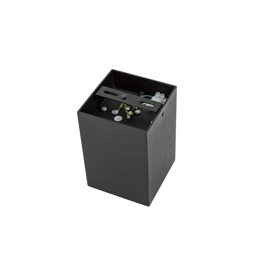 Foco CHLOE 1xGU10/50W/230V cuadrado negro