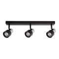 Foco CINO 3xGU10/8W/230V negro