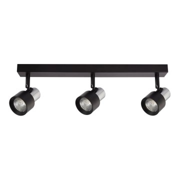 Foco CINO 3xGU10/8W/230V negro