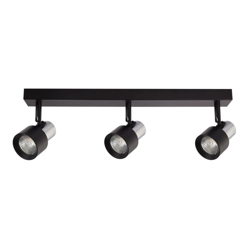 Foco CINO 3xGU10/8W/230V negro
