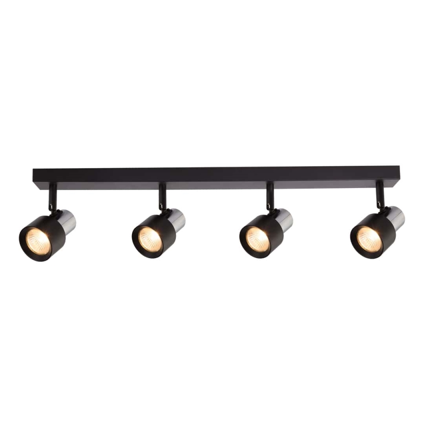 Foco CINO 4xGU10/8W/230V negro