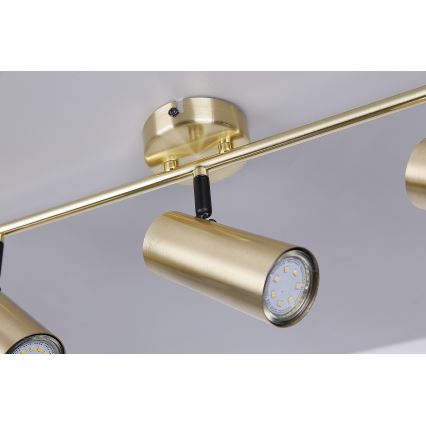 Foco COLLY 3xGU10/15W/230V dorado