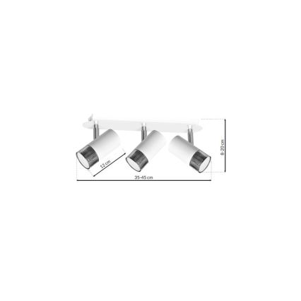 Foco DANI 3xGU10/8W/230V