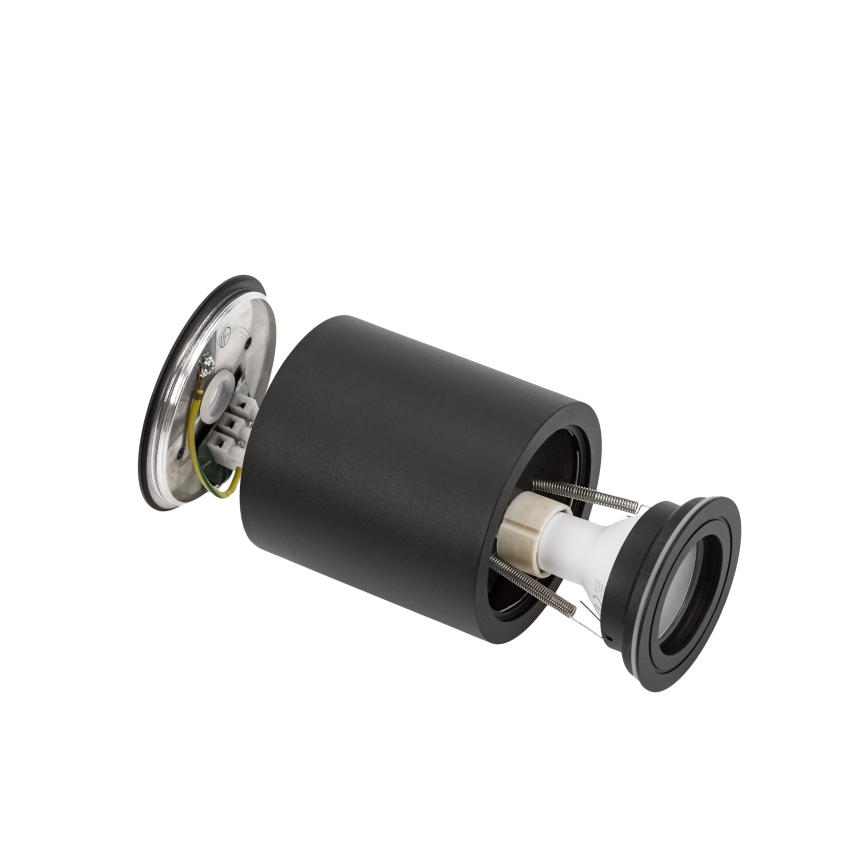 Foco de baño CHLOE 1xGU10/30W/230V IP65 redondo negro