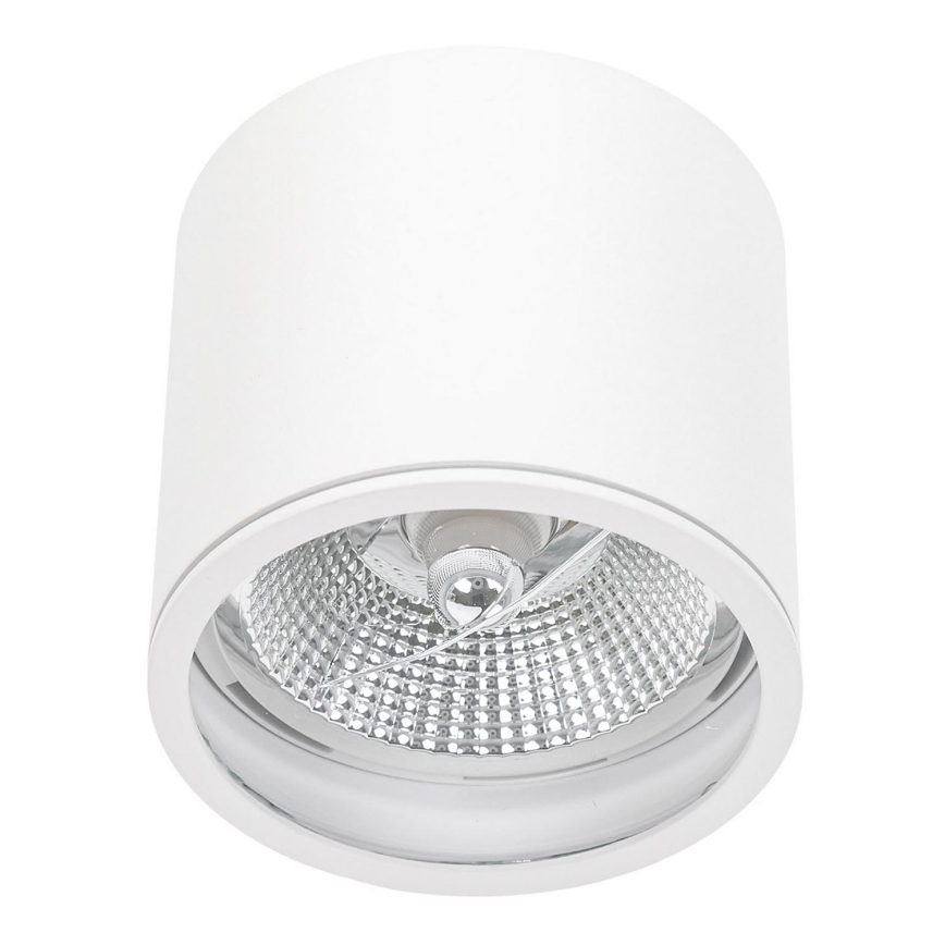 Foco de baño CHLOE AR111 1xGU10/12W/230V IP65 redondeado blanco