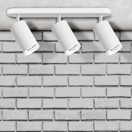 Foco de baño TURYN 3xGU10/10W/230V IP44 blanco