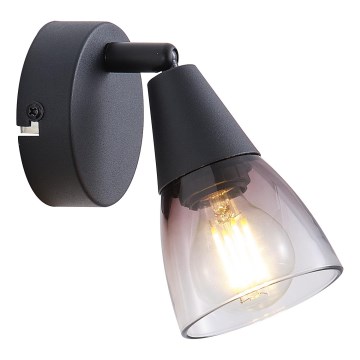 Foco de pared 1xE14/7W/230V ahumado