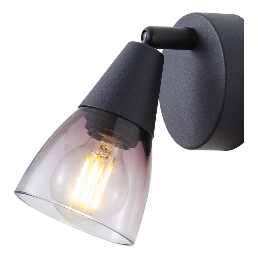 Foco de pared 1xE14/7W/230V ahumado
